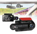 1080P Front and Rear DashCam with App Control for Universal Vehicle