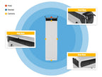 3D Bird View AI Detection Camera System For Bus Truck Engineering Vehicle