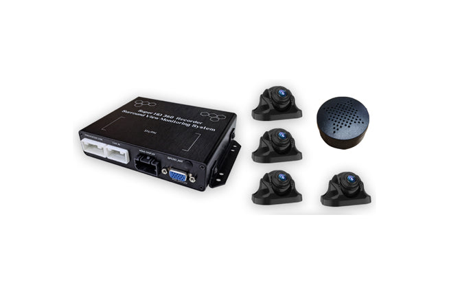 3D Bird View AI Detection Camera System For Bus Truck Engineering Vehicle