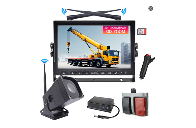 Crane Camera 30X Zoom Camera System with 1080P 200meters Wireless Connection Design for Crane Construction Purpose