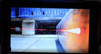 2.4Ghz Waterproof Wireless Forklift Red Laser Camera System with Battery Power Supply