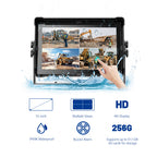 10.1-inch IP68 DVR Monitor with Waterproof Loop Recording, GPS, WiFi, and 4G Functions Support