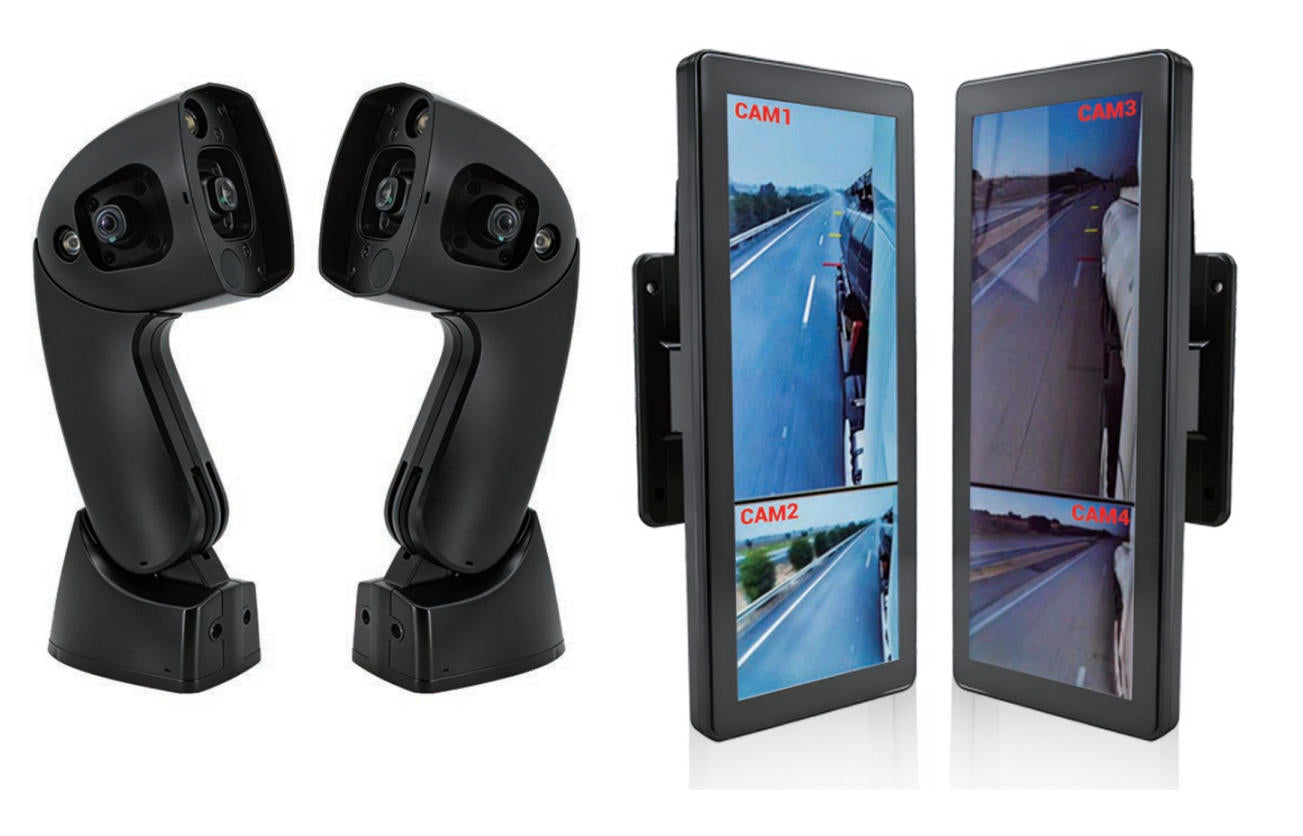 E-Side Mirror System for Bus Truck and Engineering Vehicle