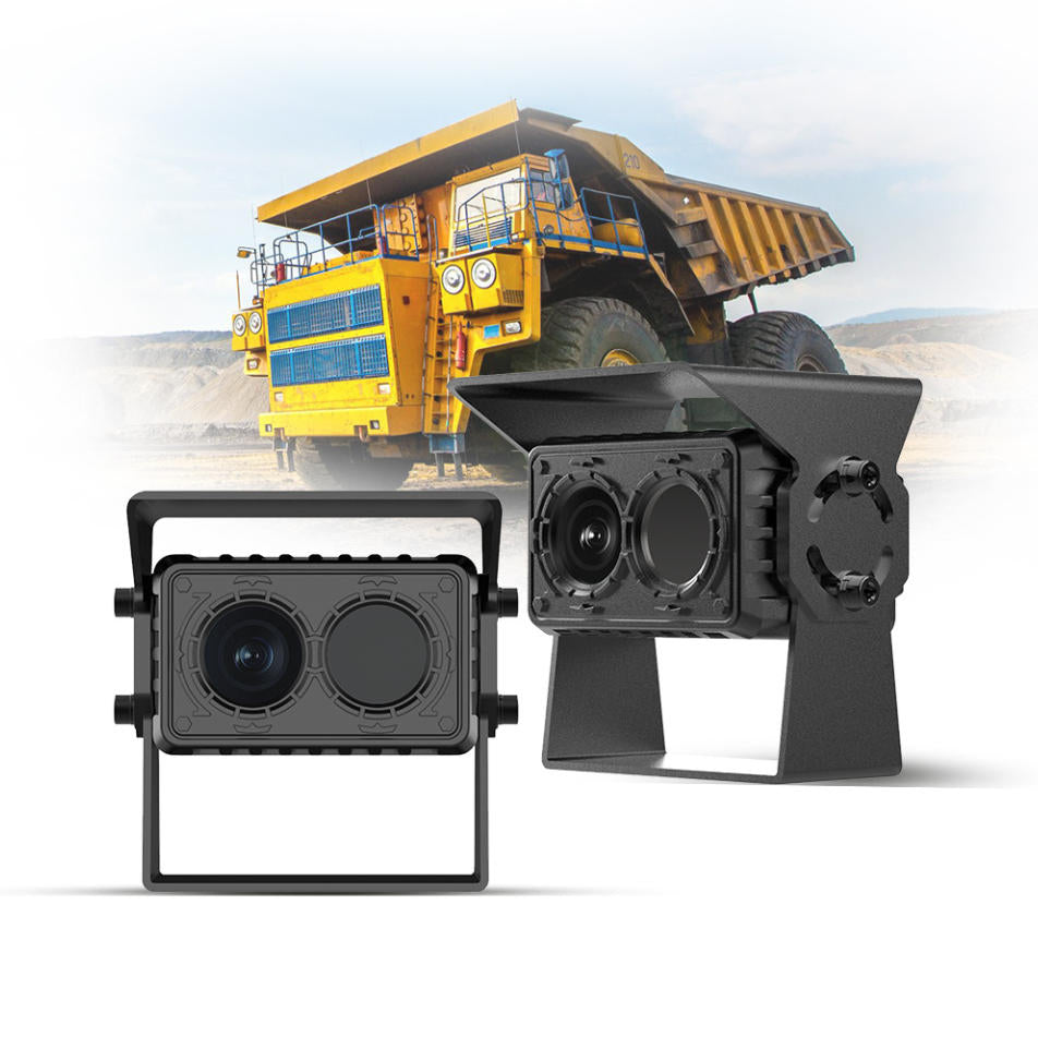 Dual AHD+Thermal Dual Camera with BSD Alarm Detect and Night Vision Design System
