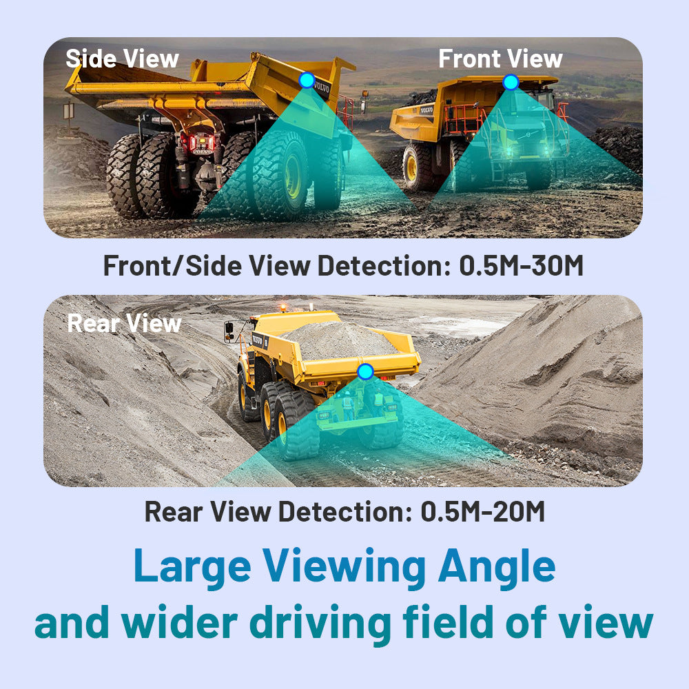 Dual AHD+Thermal Dual Camera with BSD Alarm Detect and Night Vision Design System