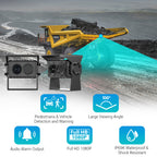Dual AHD+Thermal Dual Camera with BSD Alarm Detect and Night Vision Design System